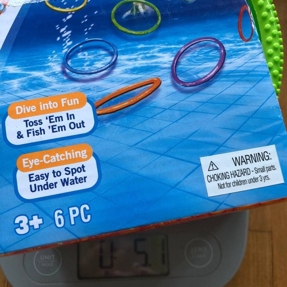Banzai POOL-TIME 6 DIVE RINGS Colorful - Picture 6 of 6